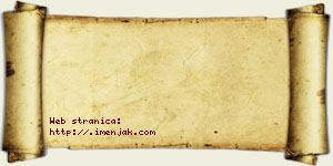 Angelina Erić vizit kartica